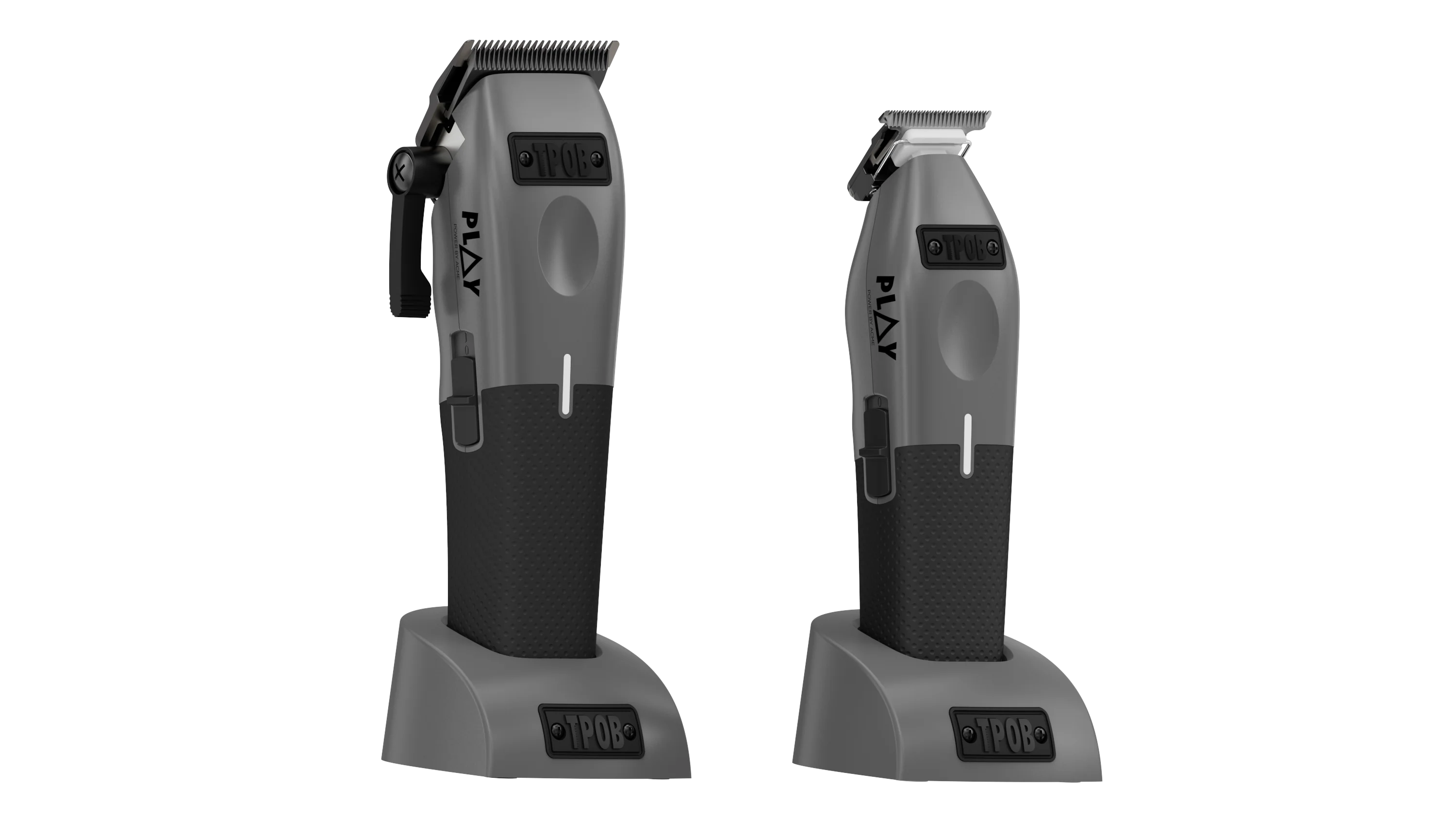Play Gun Metal Grey Bundle (Clipper & Trimmer) - Image 3